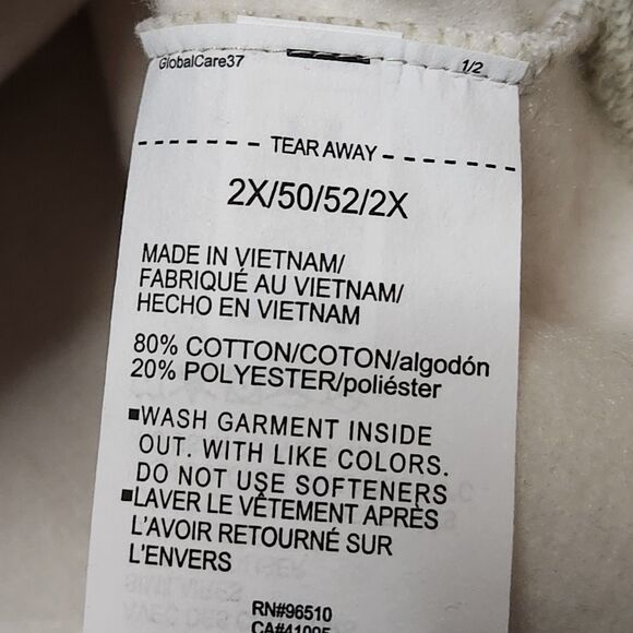 Under Armour Women’s 2X Fleece Hoodie – Oatmeal Beige, Pullover Style - Picture 9 of 9